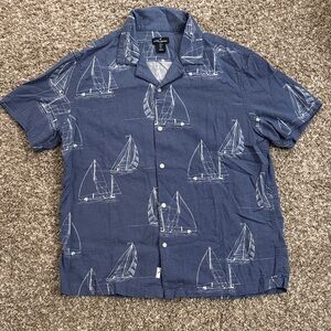Daniel Hechter Nautical Blue Men's Shirt L